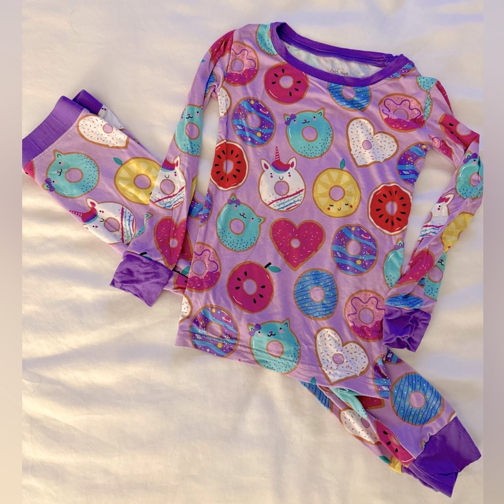 Little Sleepies Donut Print PJS